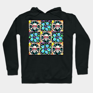 flowers and skulls 23 Hoodie